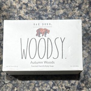 NIB Rae Dunn Woodsy Scented Hand & Body Soap